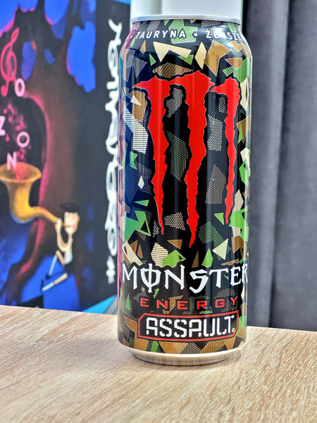 Энергетический напиток Monster Energy Assault/ Монстер Ассалт 500мл ...