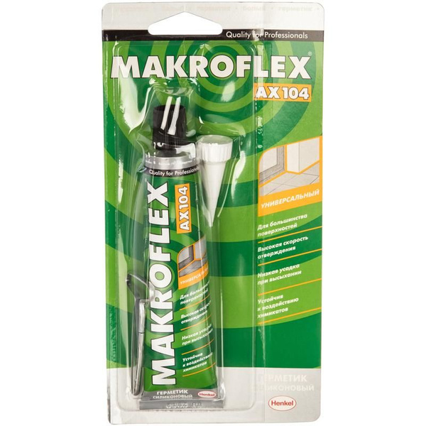 Силиконовый Герметик Макрофлекс, Универсальная, белый - купить по ...
