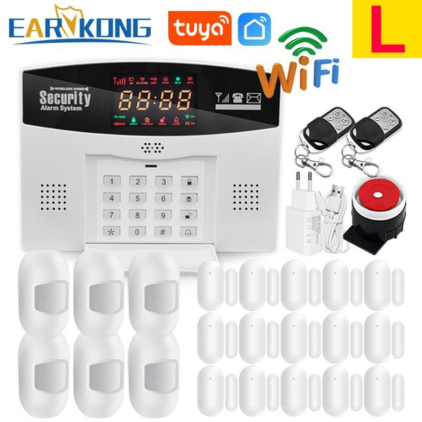 Tuya WiFi GSM сигнализация 433 МГц домашняя охранная сигнализация ...