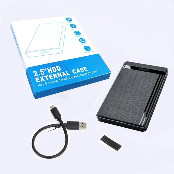 Бокс для внешHего жесткого диска 2.5" SATA HDD/SSD с Type-C, корпус для ...