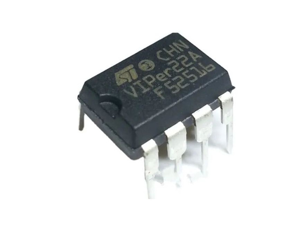 VIPer22A микросхема ШИМ контроллер (PWM) DIP8 - купить с доставкой по ...