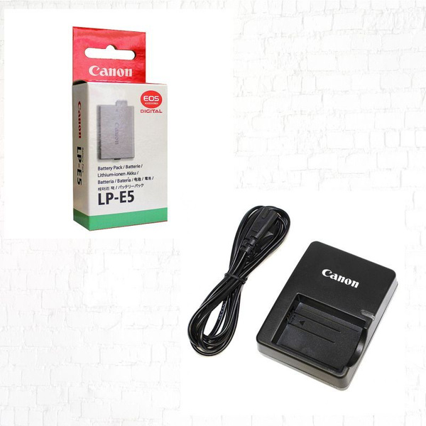 Аккумулятор Canon LP-E5+зарядное устройство Canon LC-E5E - купить с ...