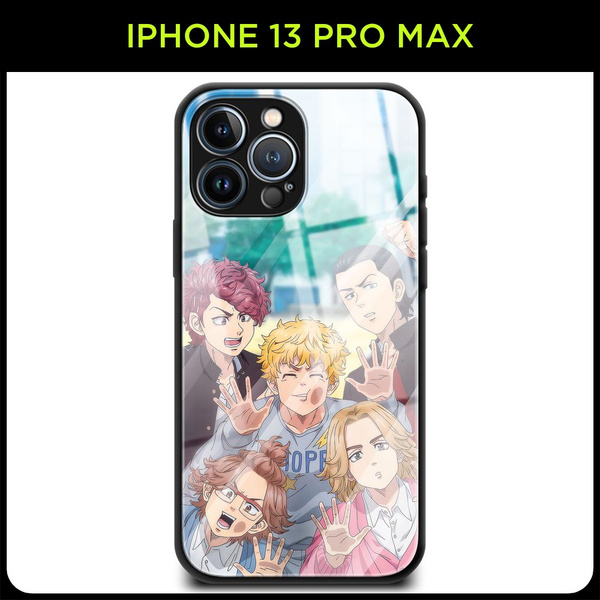 Стеклянный чехол на Apple iPhone 13 Pro Max / Айфон 13 Pro Max с ...