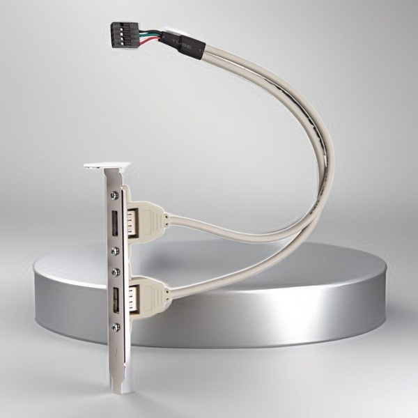 Кабель-переходник (адаптер). USB-планка на материнскую плату в корпус ...