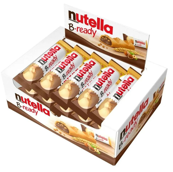 Вафельный батончик Nutella B-Ready, 22г x 10шт - купить с доставкой по ...