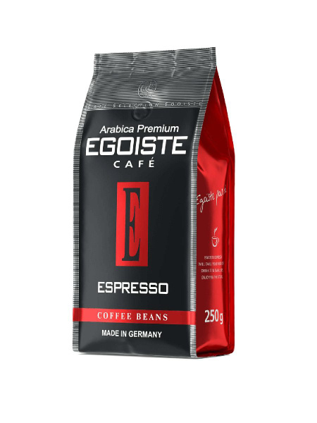 Кофе Egoiste Espresso в зернах, 250 г - купить с доставкой по выгодным ...