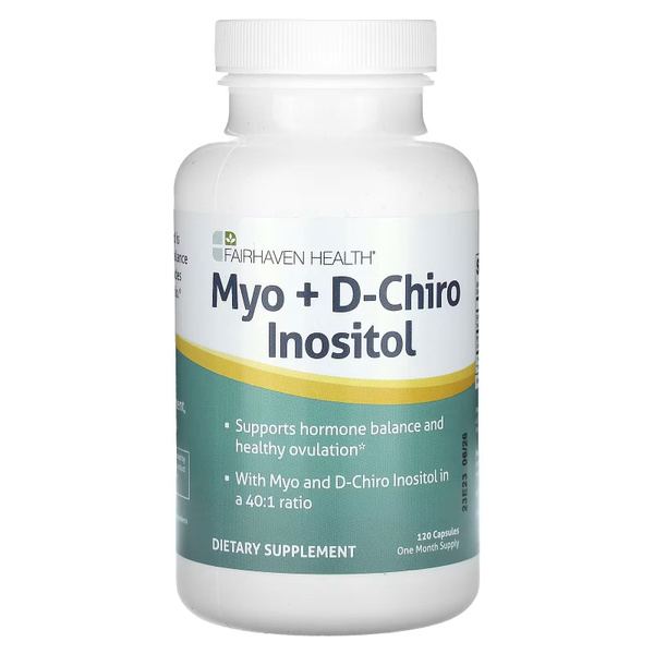 Мио д хиро инозитол Fairhaven Health, Myo D-Hiro Inositol, для женщин и ...