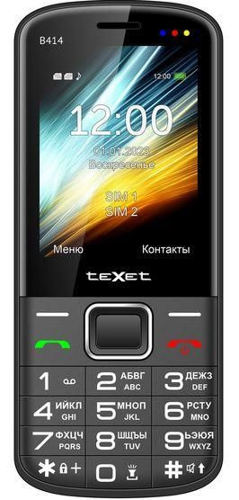 Мобильный телефон Texet TM-B414_341020 озон, черный - купить по ...