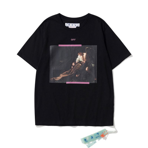 Футболка Off-White, размер 48, цвет черный, хлопок - купить по выгодной ...