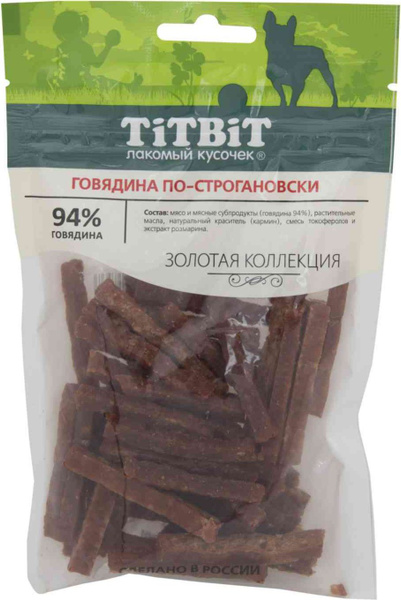 Лакомство для собак Titbit / Титбит Говядина по-строгановски для ...