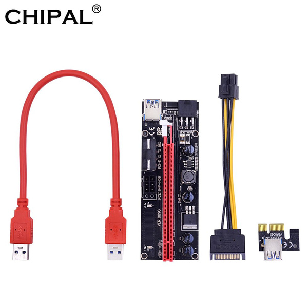 PCI-E райзер для видеокарты CHIPAL VER009S 009S Riser PCIE удлинитель ...