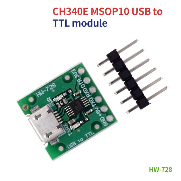 10pcs/lot CH340E MSOP10 USB Замена модуля на TTL - последовательный ...