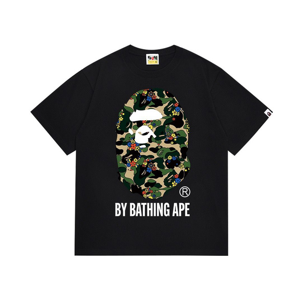 Футболка A BATHING APE, размер 44, 42, цвет черный, хлопок - купить по ...