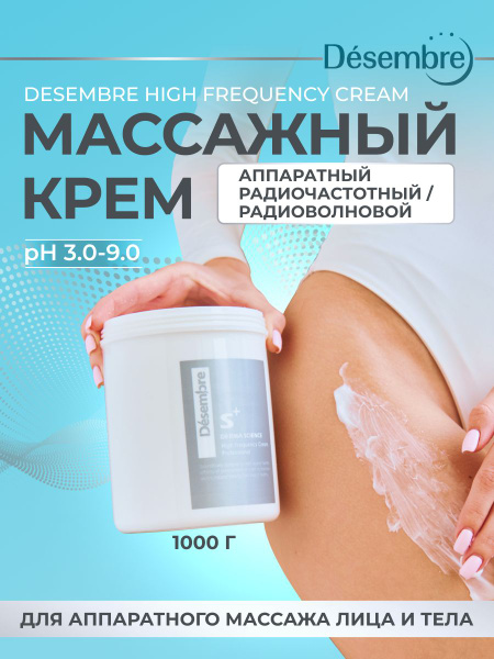 Массажный крем для лица и тела Desembre с коллагеном и гиалуроновой ...