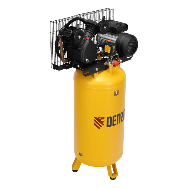 Компрессор воздушный DENZEL BCV2200/100V, 2.3 кВт мощность и 440 л/мин ...
