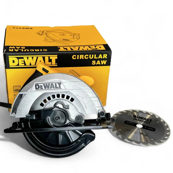 Циркулярная дисковая пила сетевая DeWalt 1400Вт / циркулярная пила ...