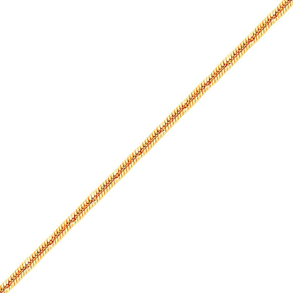 585GOLD Цепочка Серебро позолоченное 925 пробы, плетение Снейк - купить ...