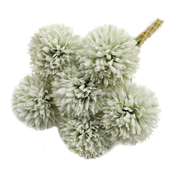 Купить Искусственные цветы, имитация одуванчика гортензии, букет в вазе ...