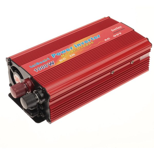 инвертор автомобильный 24v преобразователь 220v 1000WaTT купить по ...