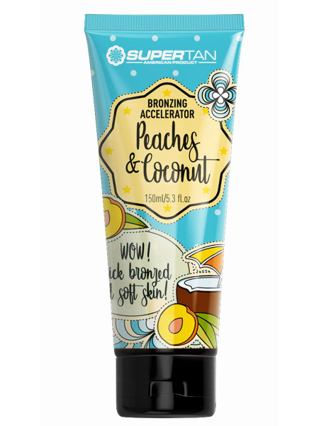 SuperTan Крем для солярия Peaches Coconut & Cream, 150 мл - купить с ...