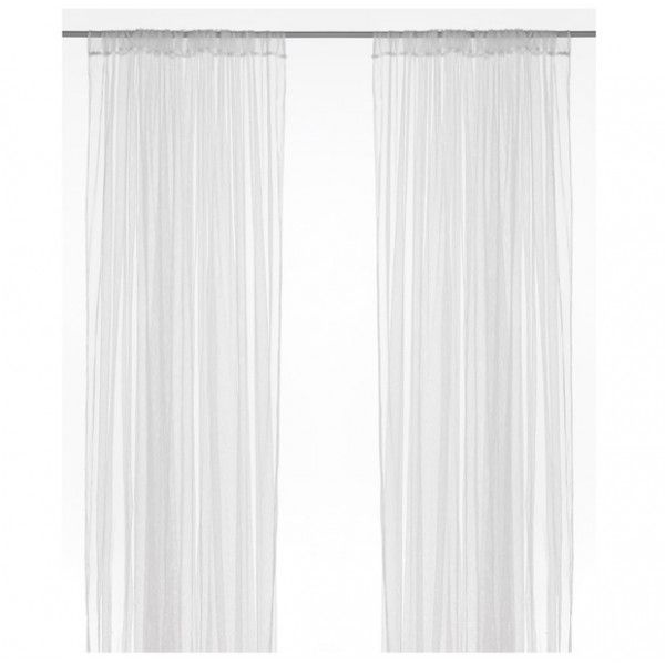 Тюль IKEA ИКЕА ЛИЛЛЬ Сетчатые шторы (тюль), 1 пара 250х280см, 280 ...