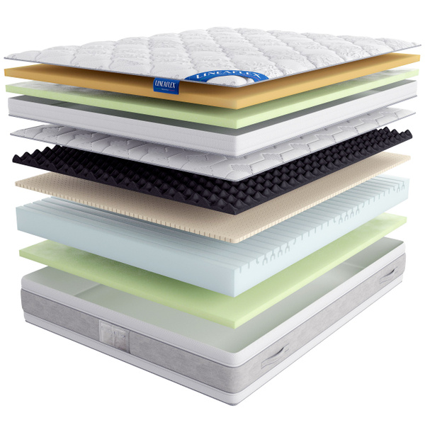 Матрас Lineaflex Gloria Latex Silver, Беспружинный, 160 - купить по ...