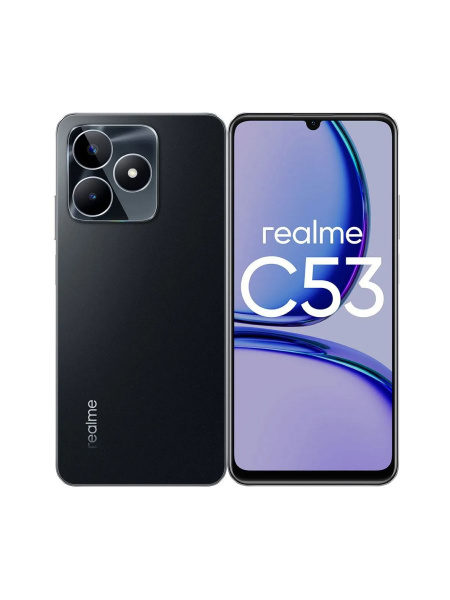 Характеристики realme Смартфон C53 EU 6/128 ГБ, черный подробное ...