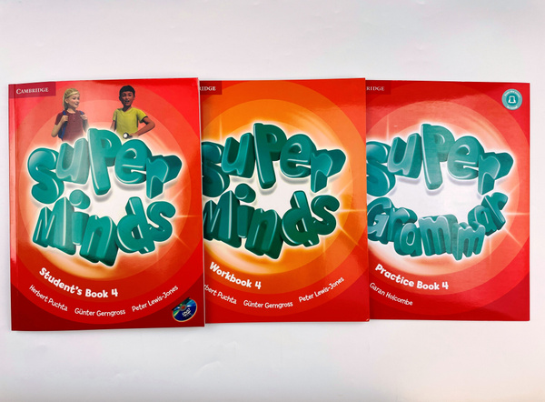 Super Minds 4 + Super Grammar 4 (first edition) Student's Book with CD ...