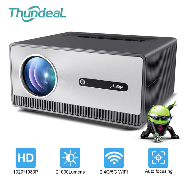 Проектор progaga Full HD 1080P PG600W Android WiFi LED 2K 4K Видео 3D ...