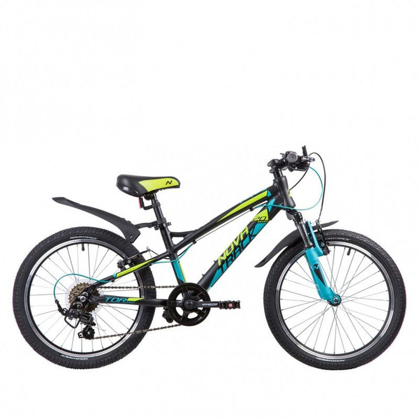 Велосипед NOVATRACK 20" TORNADO алюминевая рама 12", черный купить c ...