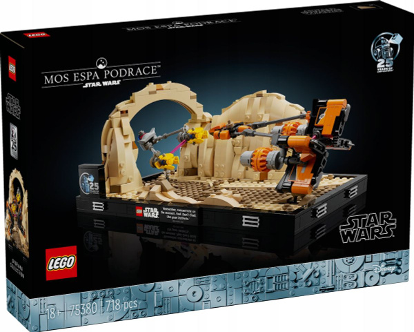 Конструктор LEGO Star Wars - Диорама: Гонка на спидерах в Мос-Эспе ...