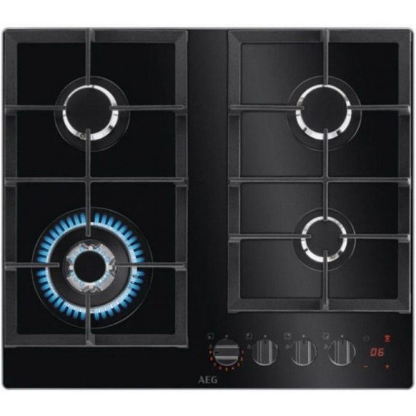 Встраиваемая индукционная панель AEG HKB64450NB, независимая, 4 ...