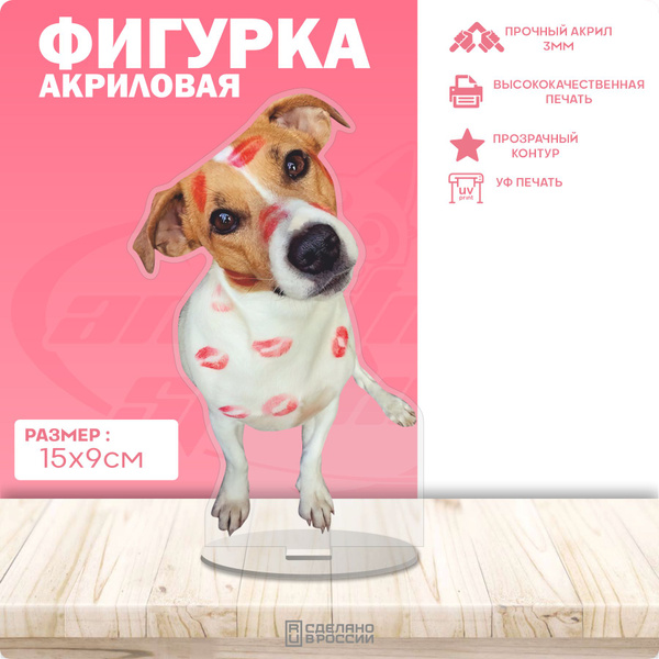 Акриловая фигурка Джек рассел терьер - купить с доставкой по выгодным ...