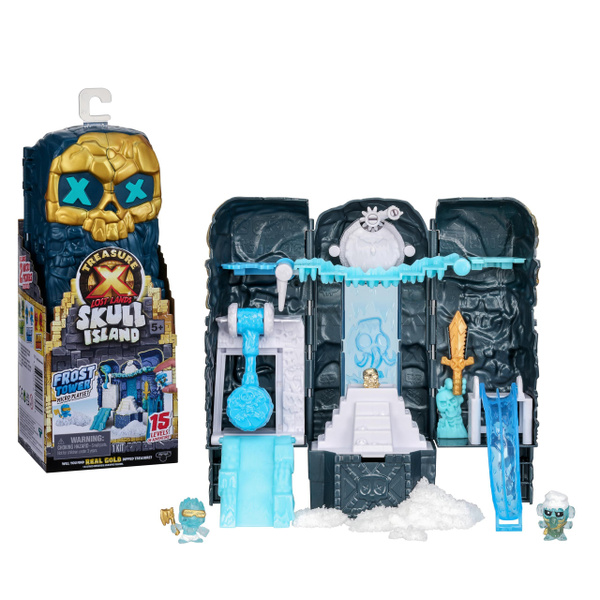 Treasure X Lost Lands Skull Island Swamp Lava Frost Tower Playset, 15 ...