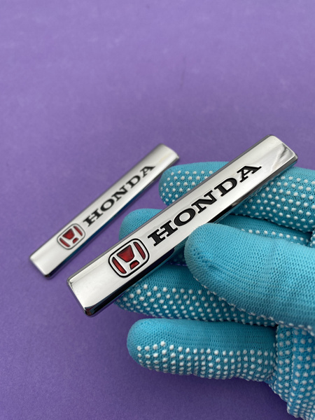 Шильдик 2 шт металлический Honda наклейка эмблема Хонда - купить по ...