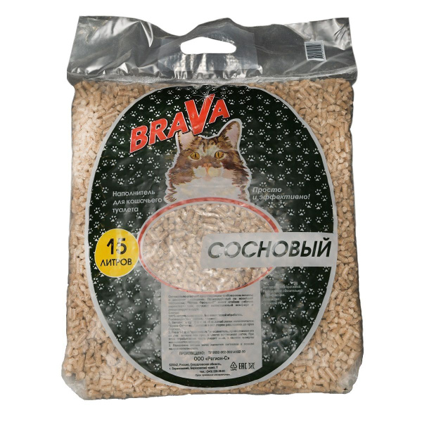 BraVa Наполнитель Древесный Хвойный 5000г. - купить с доставкой по ...