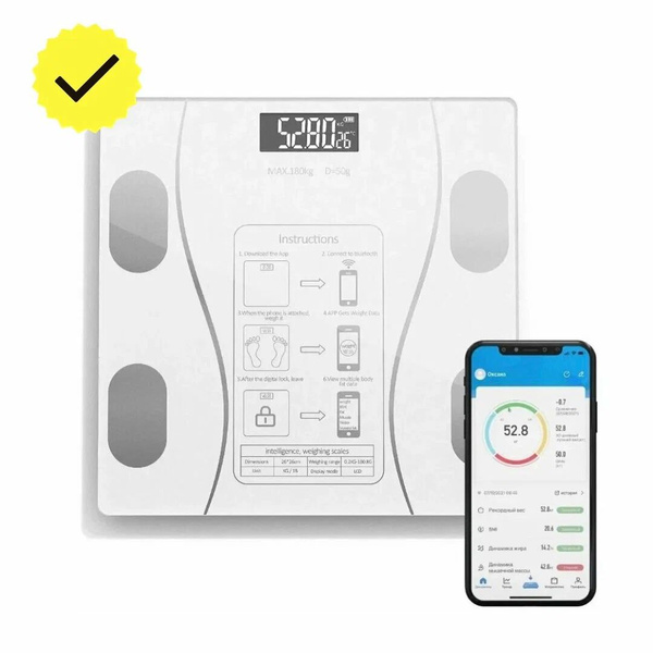 Напольные весы Умные способны отслеживать состояние вашего тела по 12 ...
