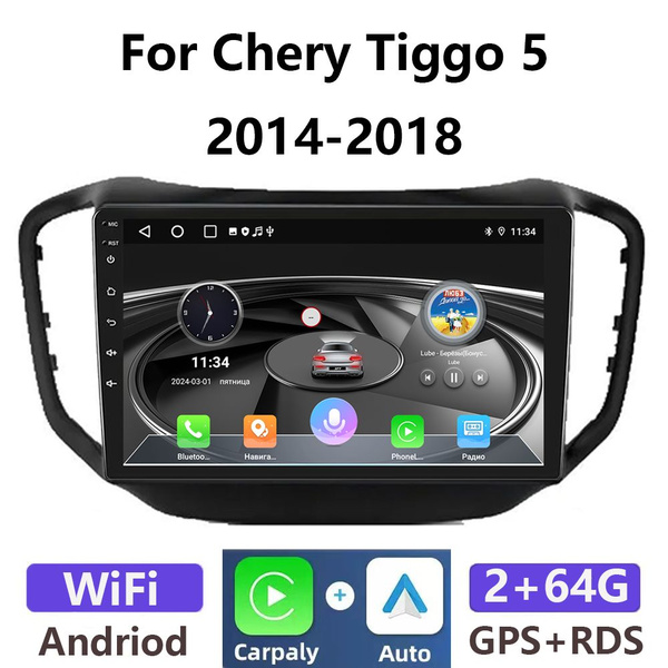 Штатная магнитола 2Din для чери тигго-Chery Tiggo 5 2014-2018 2+64 гб ...