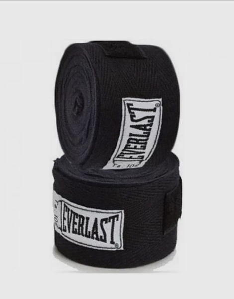 Everlast боксёрские бинты /3.5 метра / чёрные - купить по выгодной цене ...