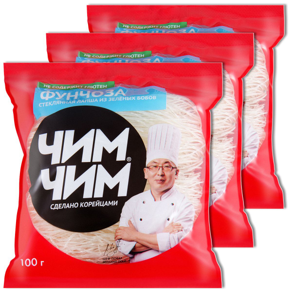 Характеристики Лапша Чим-Чим "Фунчоза" из зеленых бобов, стеклянная ...