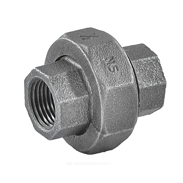 Американка ДУ 40 (1 1/2") чугун ВР/ВР FITTEX PLUS(1 шт), 128-0890 ...