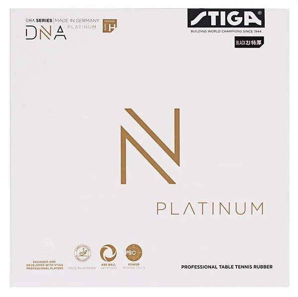 Накладка STIGA DNA PLATINUM H чёрная - купить с доставкой по выгодным ...