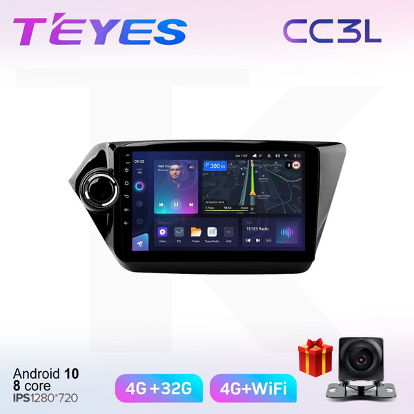 Магнитола Teyes СС3L 4+32 Гб. KIA КИА RIO 3 (Камера оригинал Teyes ...
