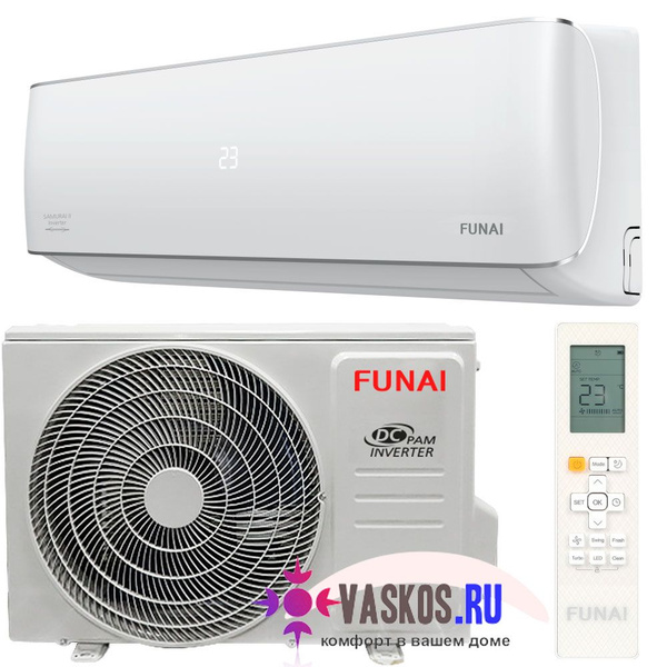 Кондиционер инверторный Funai RAC-I-SM25HP.D04 (Настенная сплит-система ...