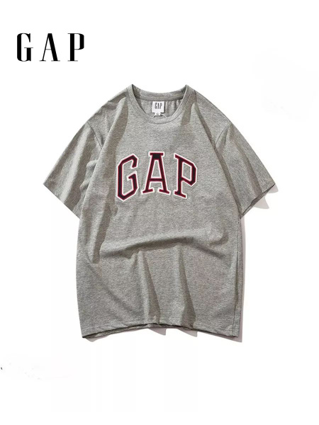 Футболка GAP, размер 48, цвет серый, хлопок, лайкра - купить по ...