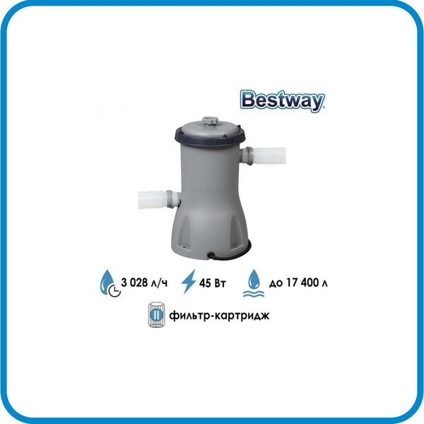 Фильтр-насос картриджный Bestway "Cartridge Filter Pump" для бассейна ...