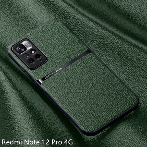 Текстура Кожа чехол для Xiaomi Redmi Note 12 Pro 4G Магнитное ...