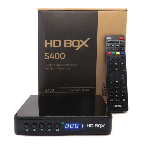 Спутниковый HDTV ресивер HD BOX S400 H.265 - купить с доставкой по ...