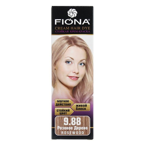 Fiona Крем-краска для волос, тон 9.88 Розовое-дерево - купить с ...