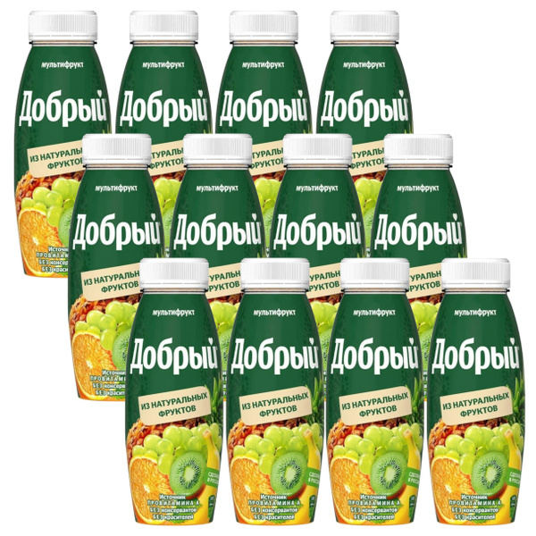 Добрый нектар мультифрукт, 0,3 л * 12 шт - купить с доставкой по ...